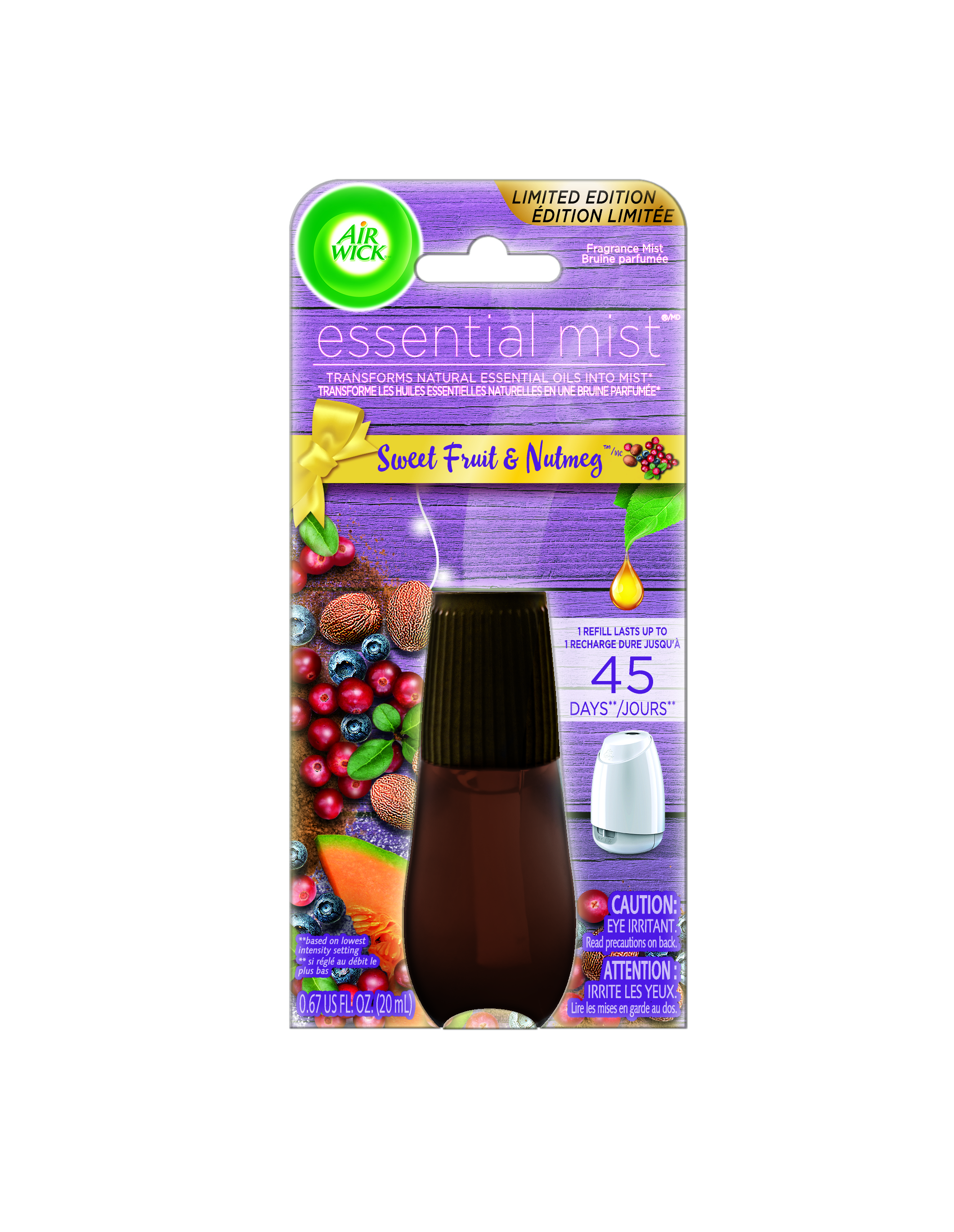 AIR WICK® Essential Mist - Sweet Fruit & Nutmeg (Discontinued)